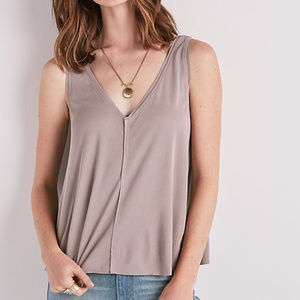 Lucky Brand Sandwash Lace-Up Back Tank